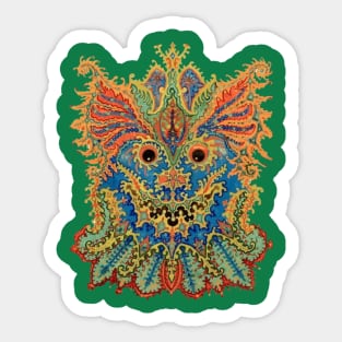 Louis Wain, Kaleidoscope Cat Sticker